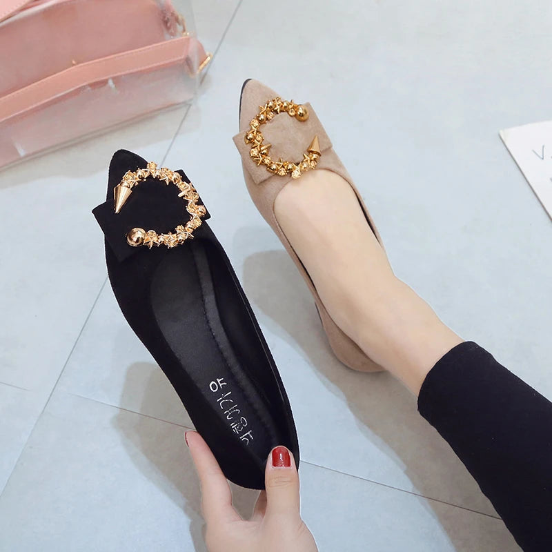 Spring and Autumn Casual Fashion Pointed Toe Comfortable Non-slip